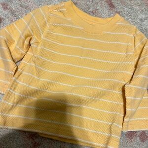 Wonder nation. 12 months. Orange striped long sleeve shirt. Used condition.